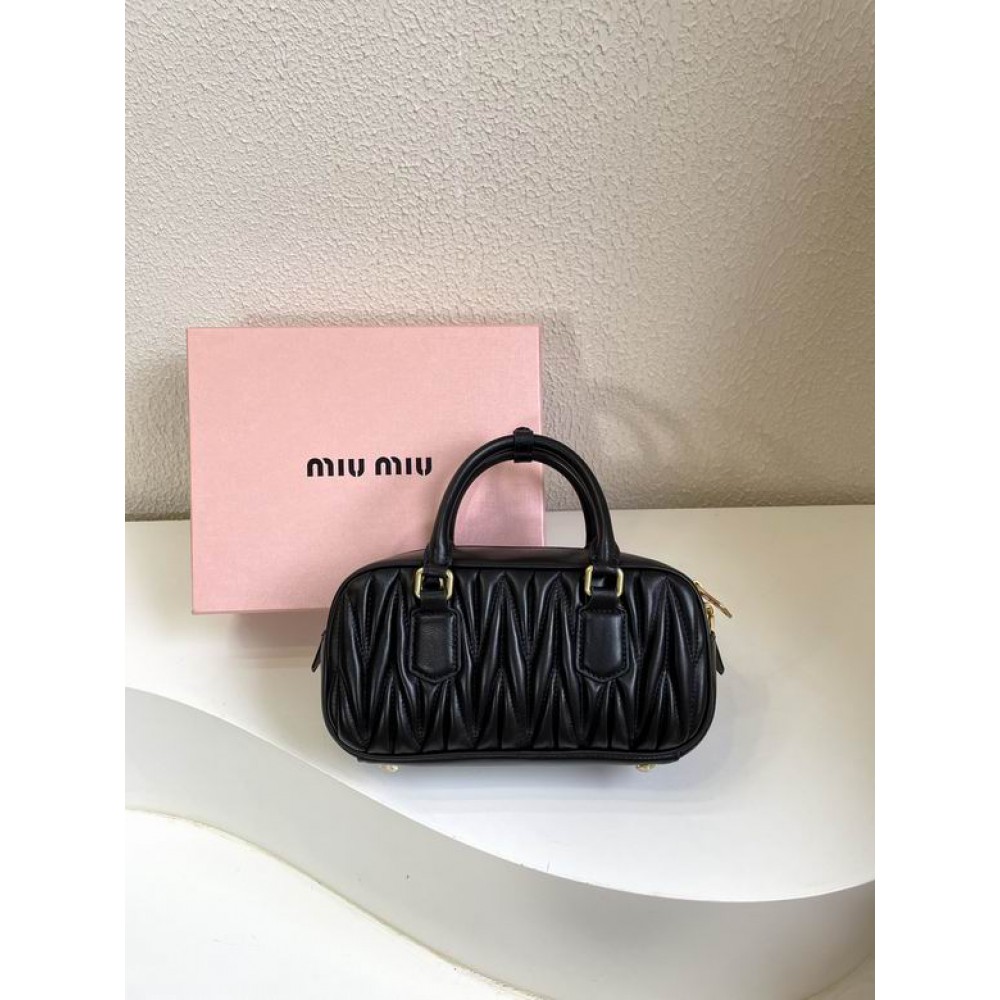 Miu Miu bowling bag 23x105x7cm black Bags