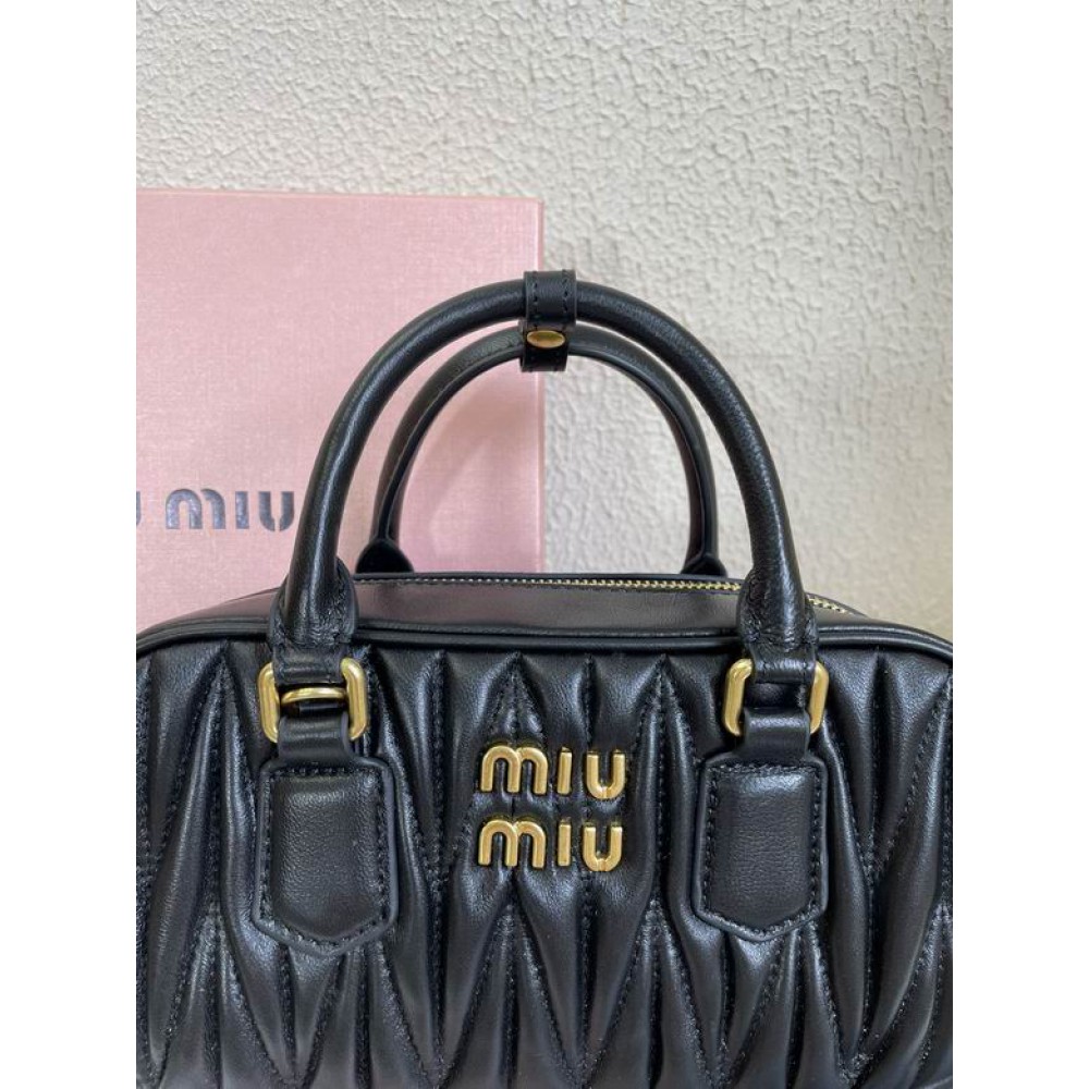 Miu Miu bowling bag 23x105x7cm black Bags