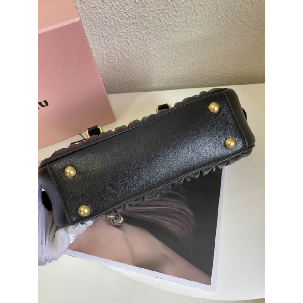 Miu Miu bowling bag 23x105x7cm black Bags