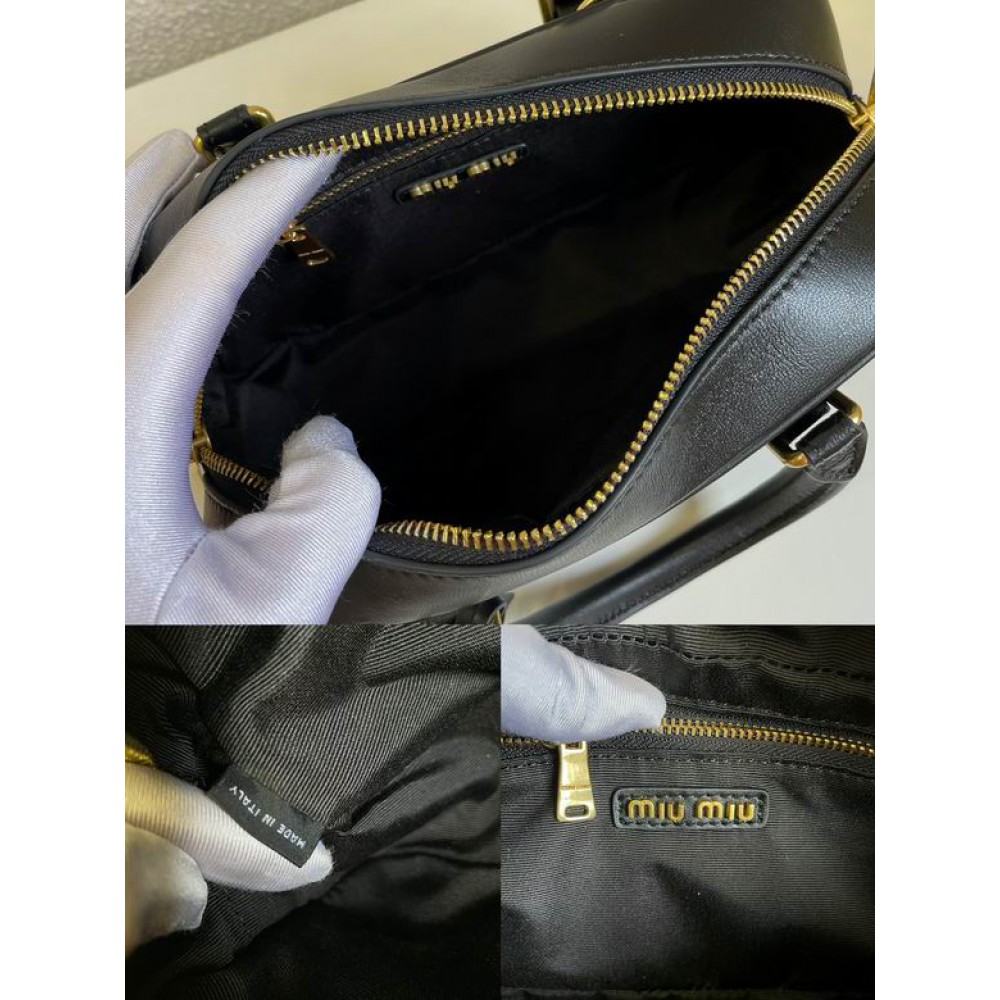 Miu Miu bowling bag 23x105x7cm black Bags