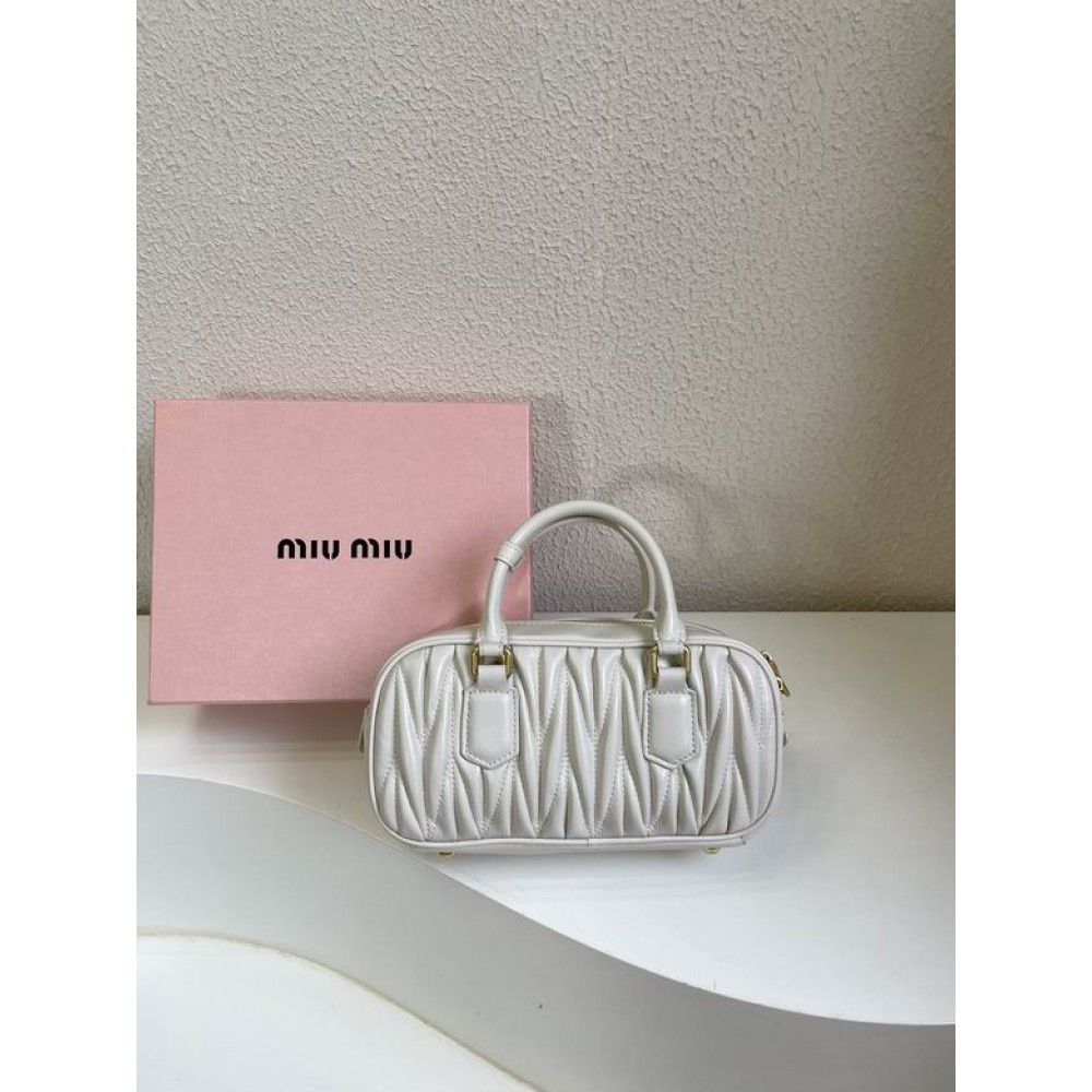 Miu Miu bowling bag 23x105x7cm nude Bags