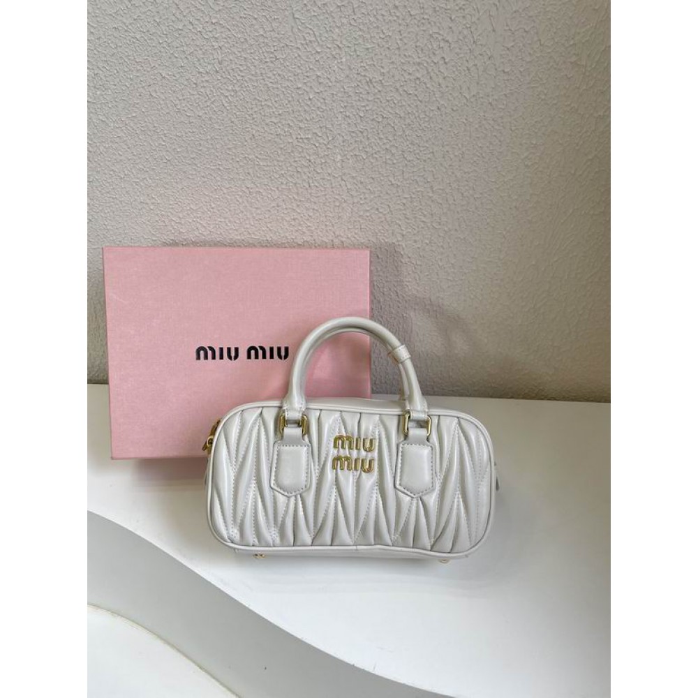 Miu Miu bowling bag 23x105x7cm nude Bags