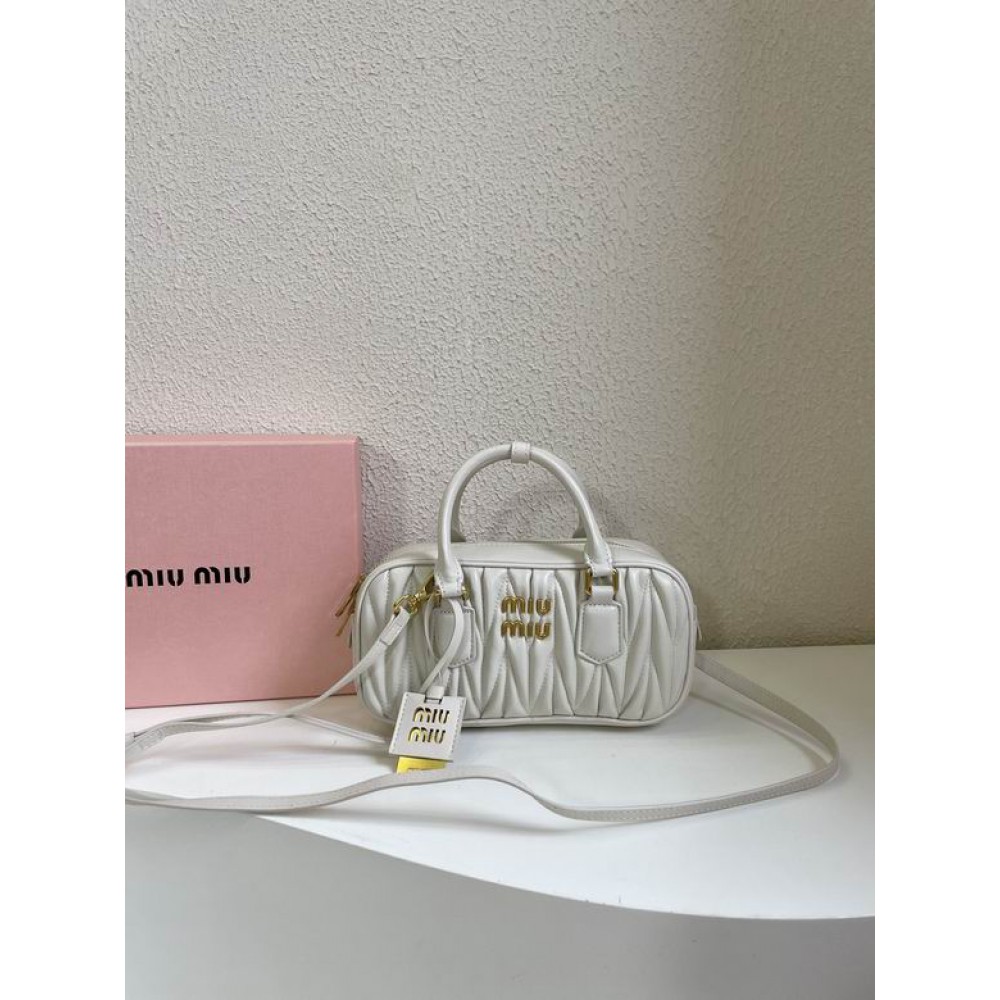 Miu Miu bowling bag 23x105x7cm nude Bags