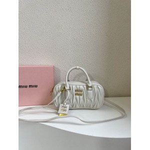Miu Miu bowling bag 23x105x7cm nude Bags
