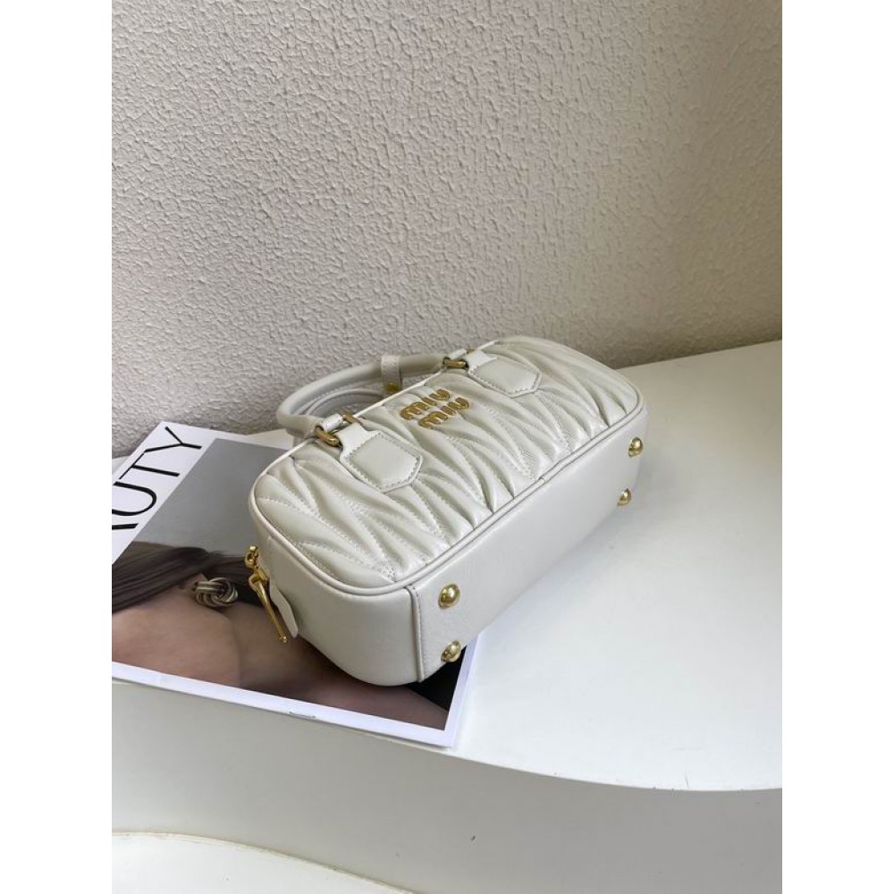 Miu Miu bowling bag 23x105x7cm nude Bags