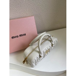 Miu Miu bowling bag 23x105x7cm nude Bags