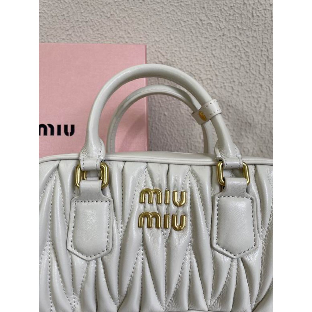 Miu Miu bowling bag 23x105x7cm nude Bags