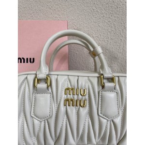 Miu Miu bowling bag 23x105x7cm nude Bags