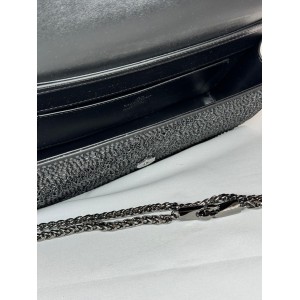 Valentino loco shoulder bag black crystals 27x13x6cm Bags