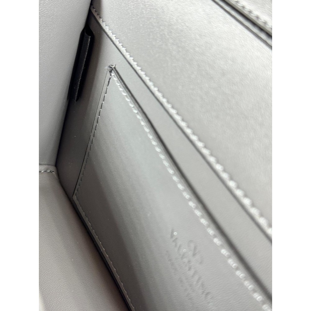 Valentino loco shoulder bag grey crystals 27x13x6cm Bags