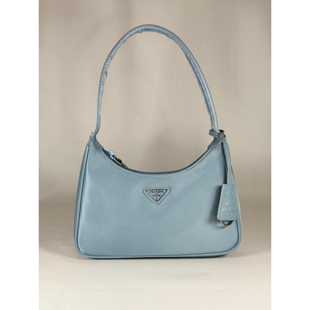 Re-Nylon Prada Re-Edition 2000 mini-bag 22x17x6cm light blue Bags