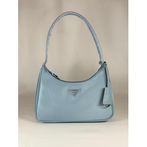 Re-Nylon Prada Re-Edition 2000 mini-bag 22x17x6cm light blue Bags