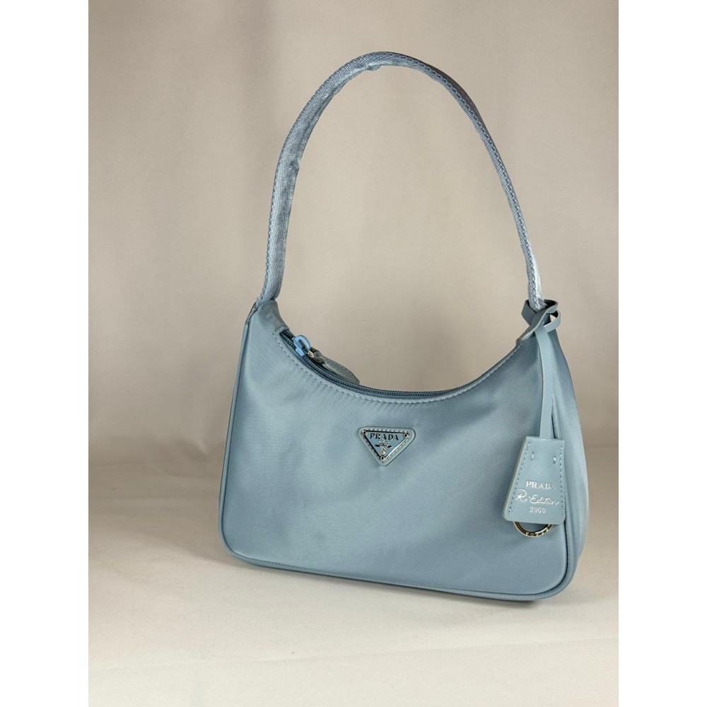 Re-Nylon Prada Re-Edition 2000 mini-bag 22x17x6cm light blue Bags