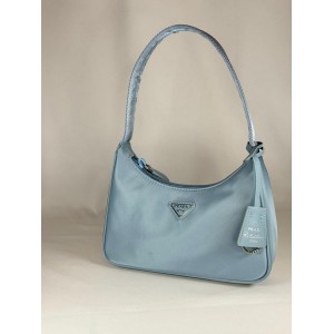 Re-Nylon Prada Re-Edition 2000 mini-bag 22x17x6cm light blue Bags