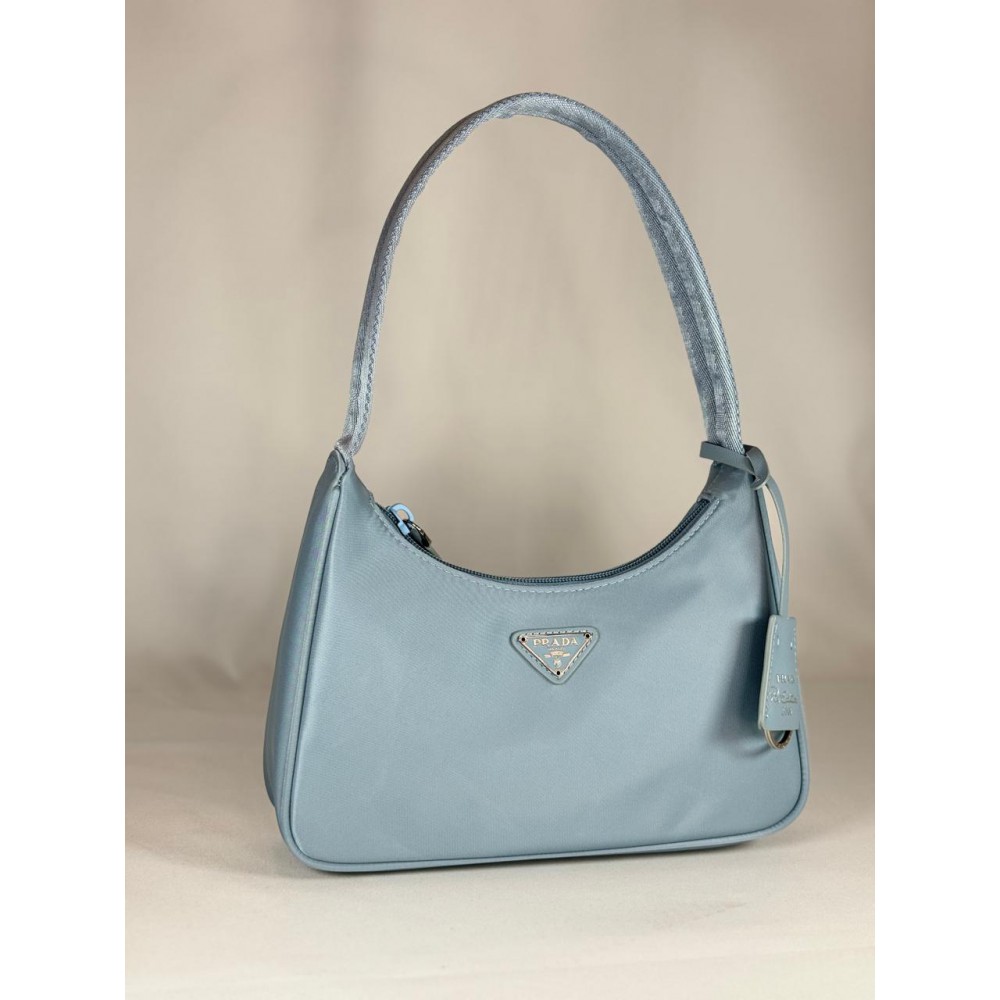 Re-Nylon Prada Re-Edition 2000 mini-bag 22x17x6cm light blue Bags