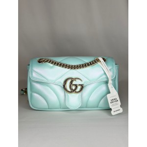 Gucci marmont 26cm iridescent blue Bags