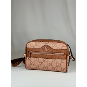 Gucci ophidia gg mini bag 17.5x12cm pink canvas Bags