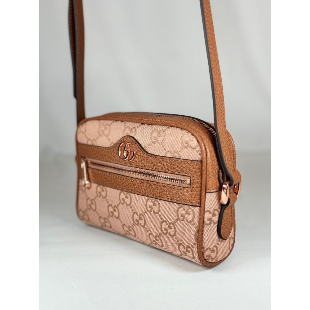 Gucci ophidia gg mini bag 17.5x12cm pink canvas Bags