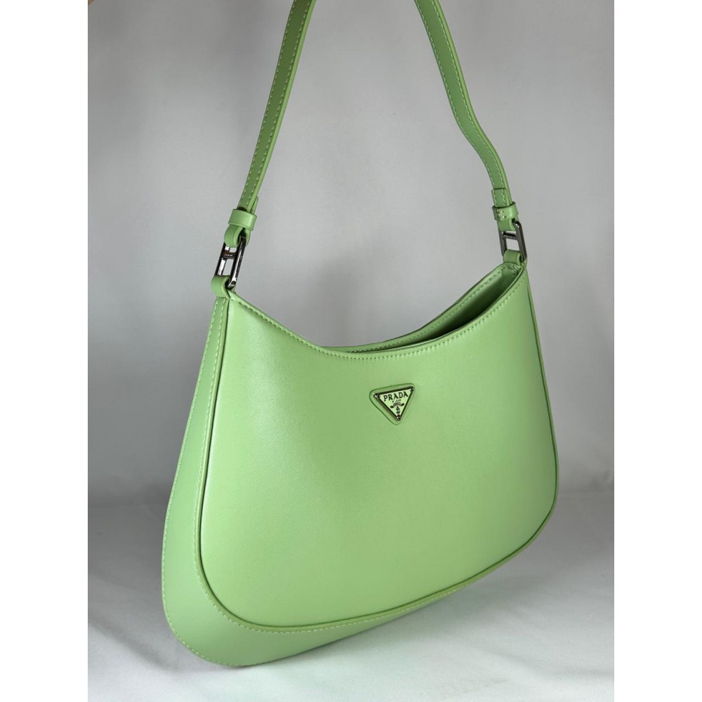 Prada Cleo pattent leather shoulder bag 26cm mint green Bags