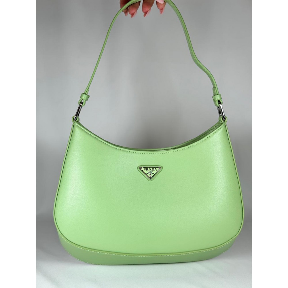 Prada Cleo pattent leather shoulder bag 26cm mint green Bags