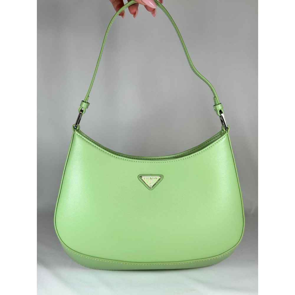 Prada Cleo pattent leather shoulder bag 26cm mint green Bags