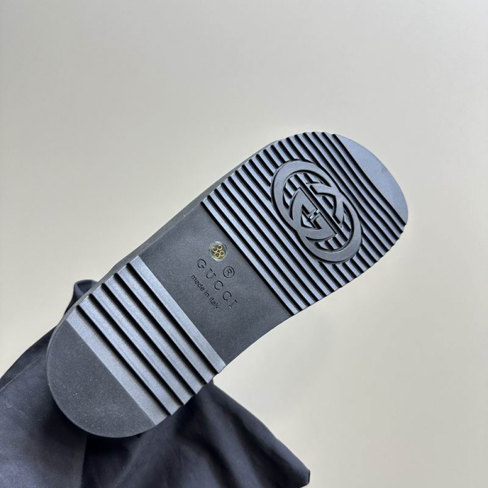 Gucci sandals black leather 35-46 Shoes