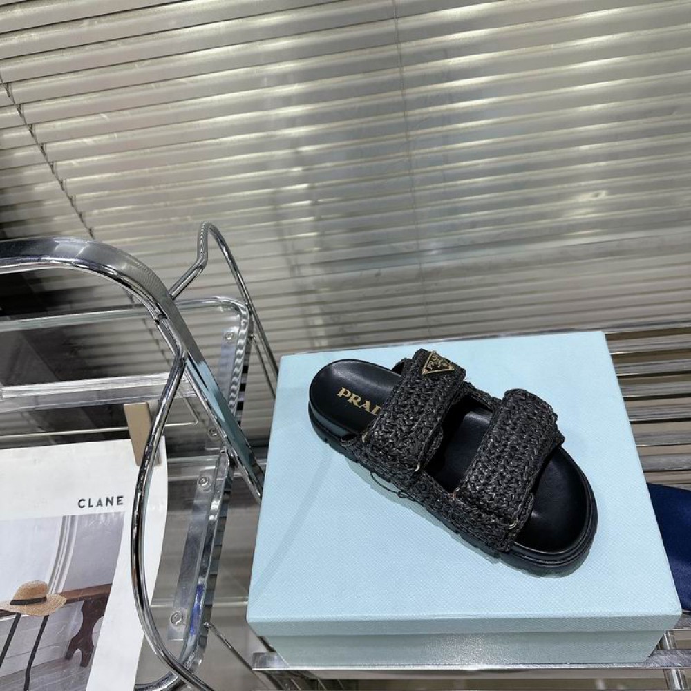 Prada raffia sandals 36-42 Shoes