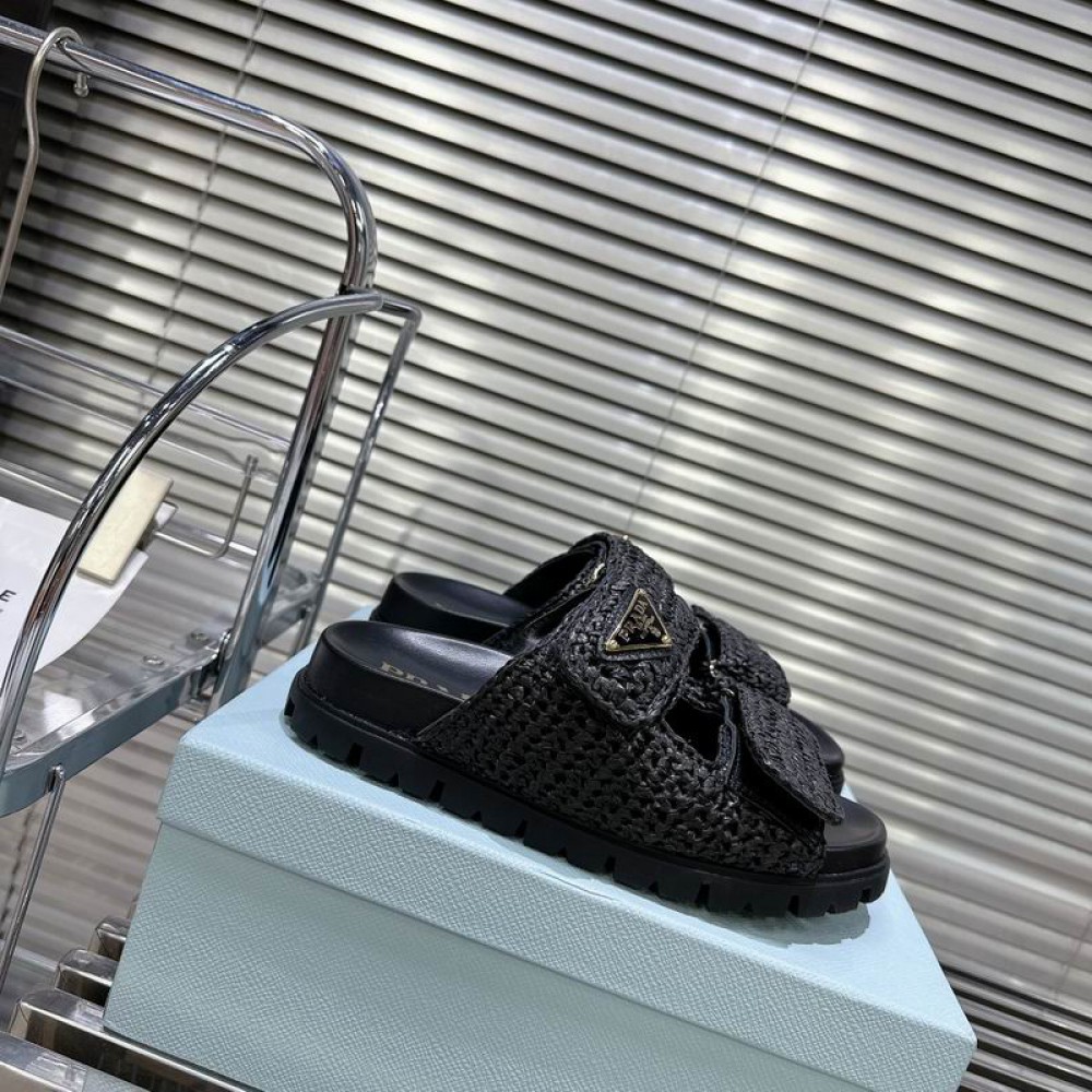 Prada raffia sandals 36-42 Shoes