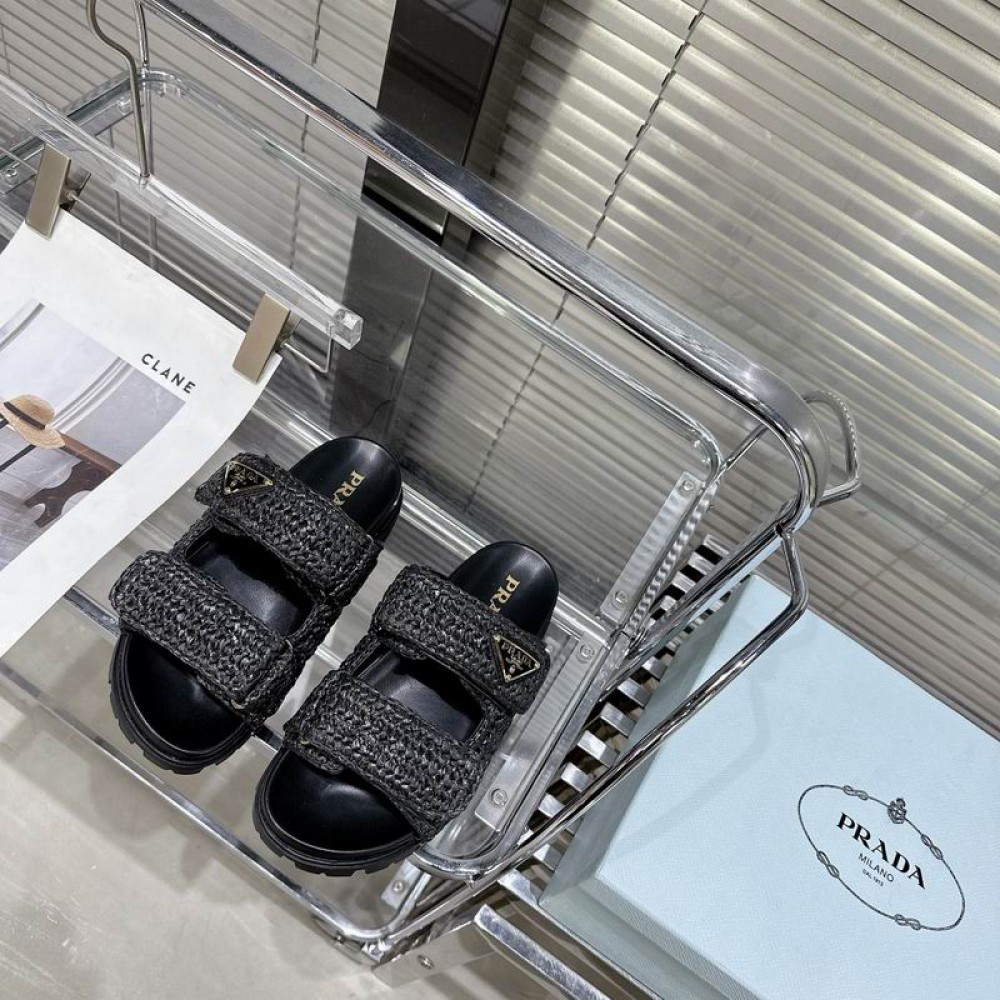 Prada raffia sandals 36-42 Shoes