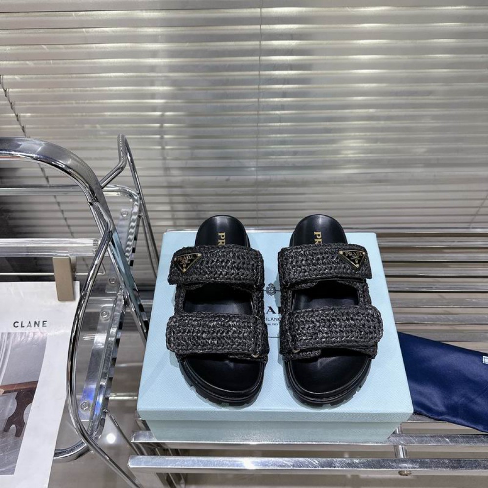 Prada raffia sandals 36-42 Shoes