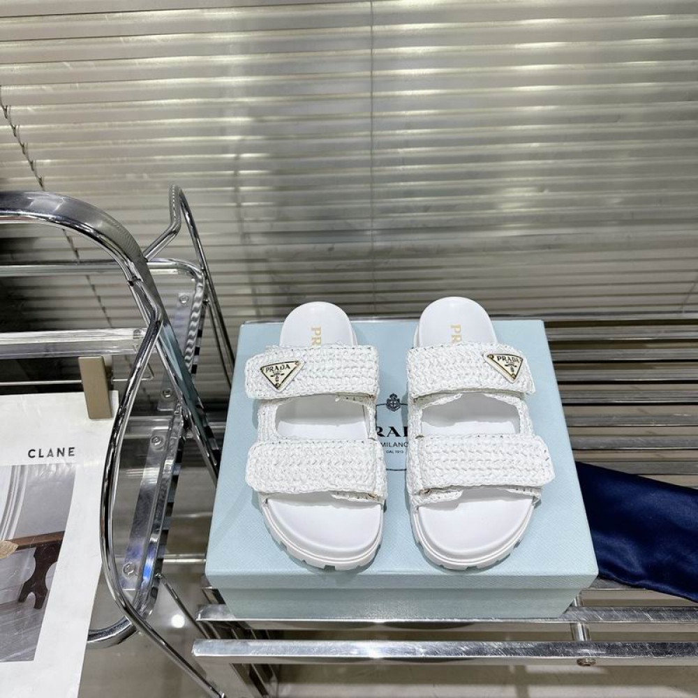 Prada raffia sandals 36-42 Shoes