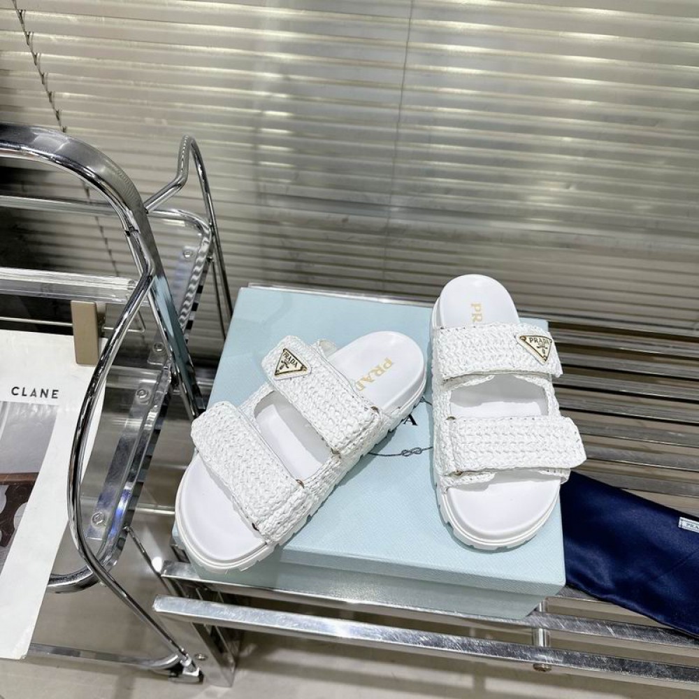 Prada raffia sandals 36-42 Shoes