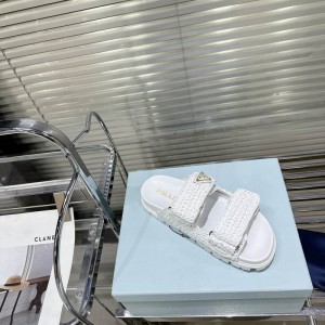 Prada raffia sandals 36-42 Shoes