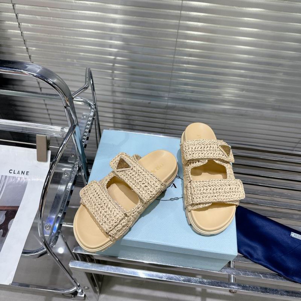 Prada raffia sandals 36-42 Shoes