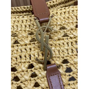 Ysl PANIER MEDIUM BAG IN RAFFIA 28/50 X 32 X 26 CM Bags
