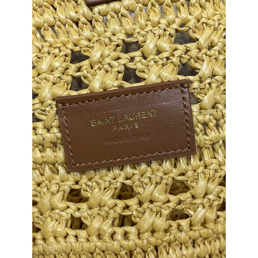 Ysl PANIER MEDIUM BAG IN RAFFIA 28/50 X 32 X 26 CM Bags