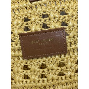 Ysl PANIER MEDIUM BAG IN RAFFIA 28/50 X 32 X 26 CM Bags