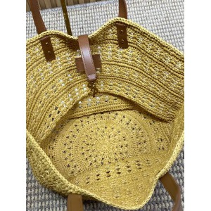 Ysl PANIER MEDIUM BAG IN RAFFIA 28/50 X 32 X 26 CM Bags