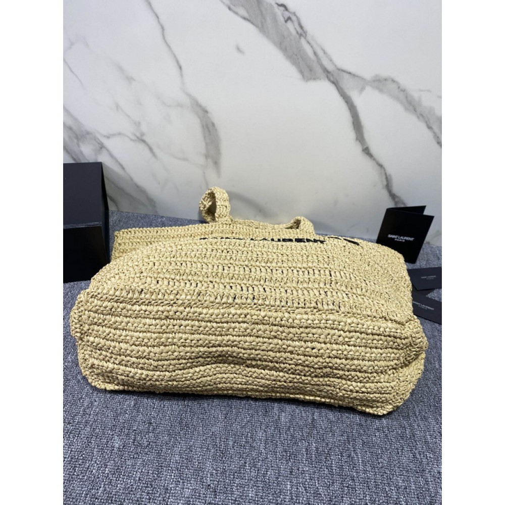 Ysl RIVE GAUCHE TOTE IN RAFFIA 38x35x14cm Bags