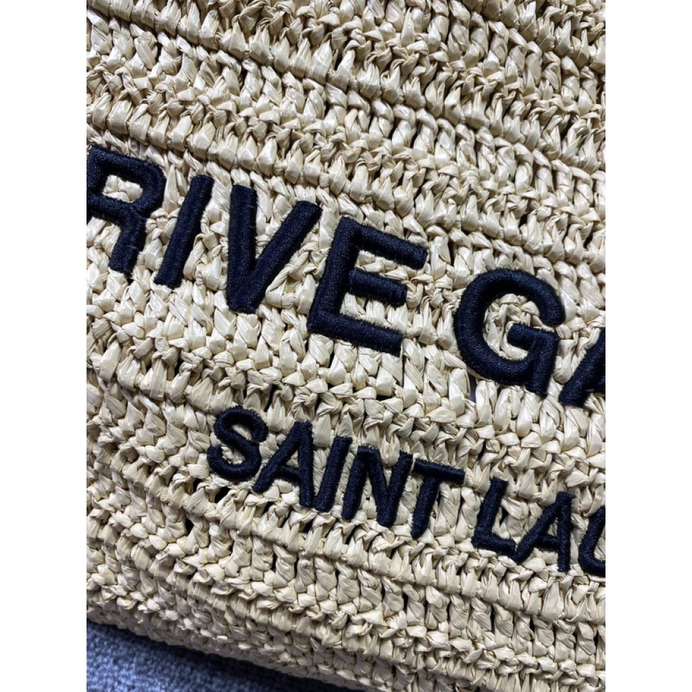 Ysl RIVE GAUCHE TOTE IN RAFFIA 38x35x14cm Bags