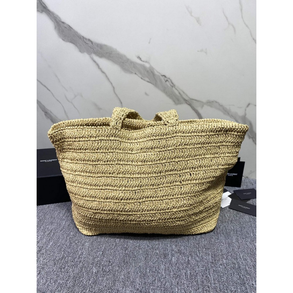 Ysl RIVE GAUCHE TOTE IN RAFFIA 38x35x14cm Bags