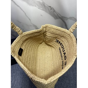 Ysl RIVE GAUCHE TOTE IN RAFFIA 38x35x14cm Bags