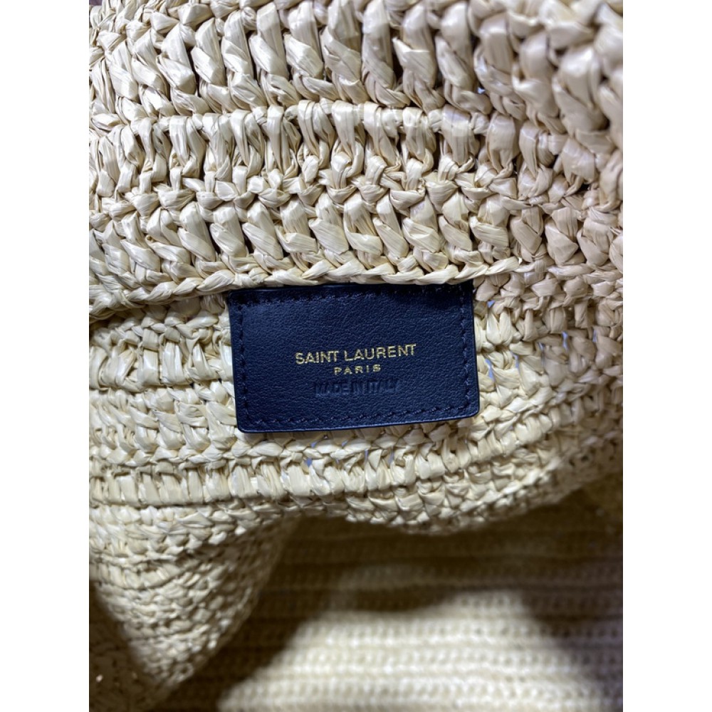 Ysl RIVE GAUCHE TOTE IN RAFFIA 38x35x14cm Bags