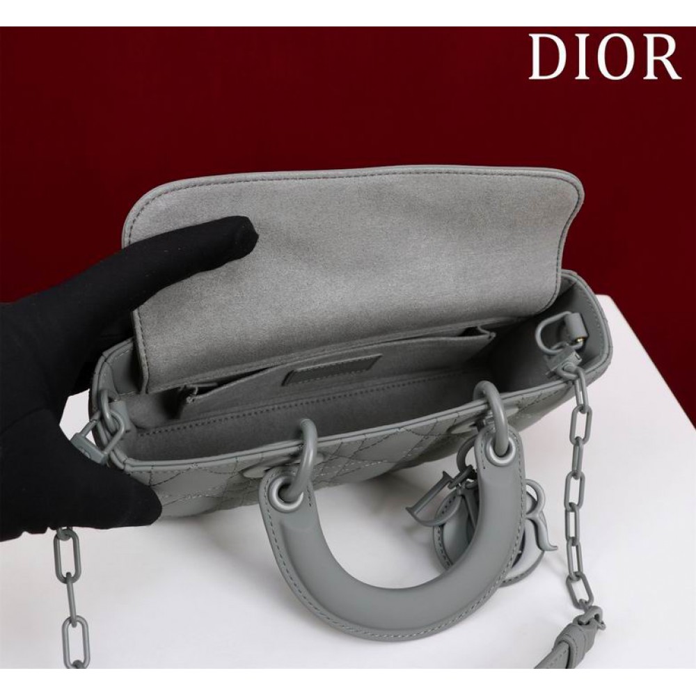 Dior Small Lady D-Joy Bag Ultramatte 22 x 12 x 6 cm Bags