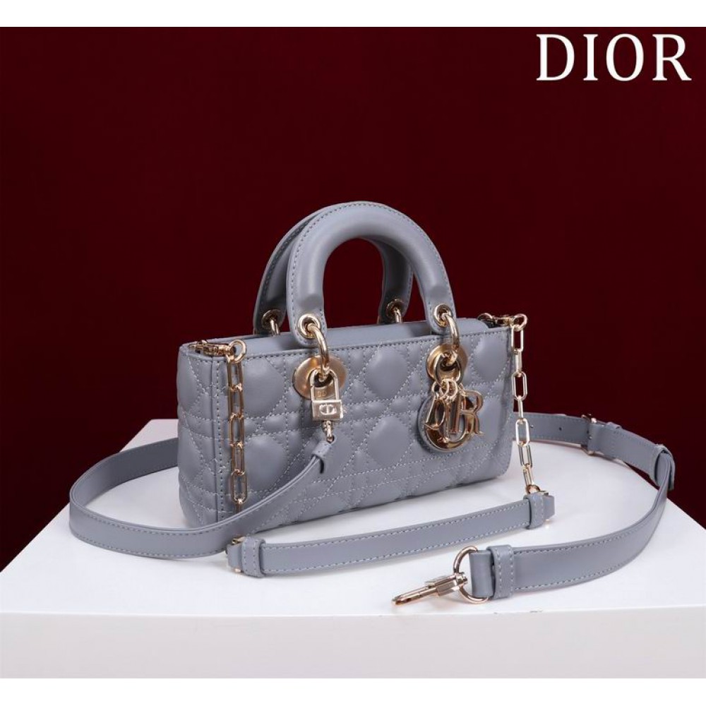 Dior Small Lady D-Joy Bag Cannage Lambskin 22 x 12 x 6 cm Bags