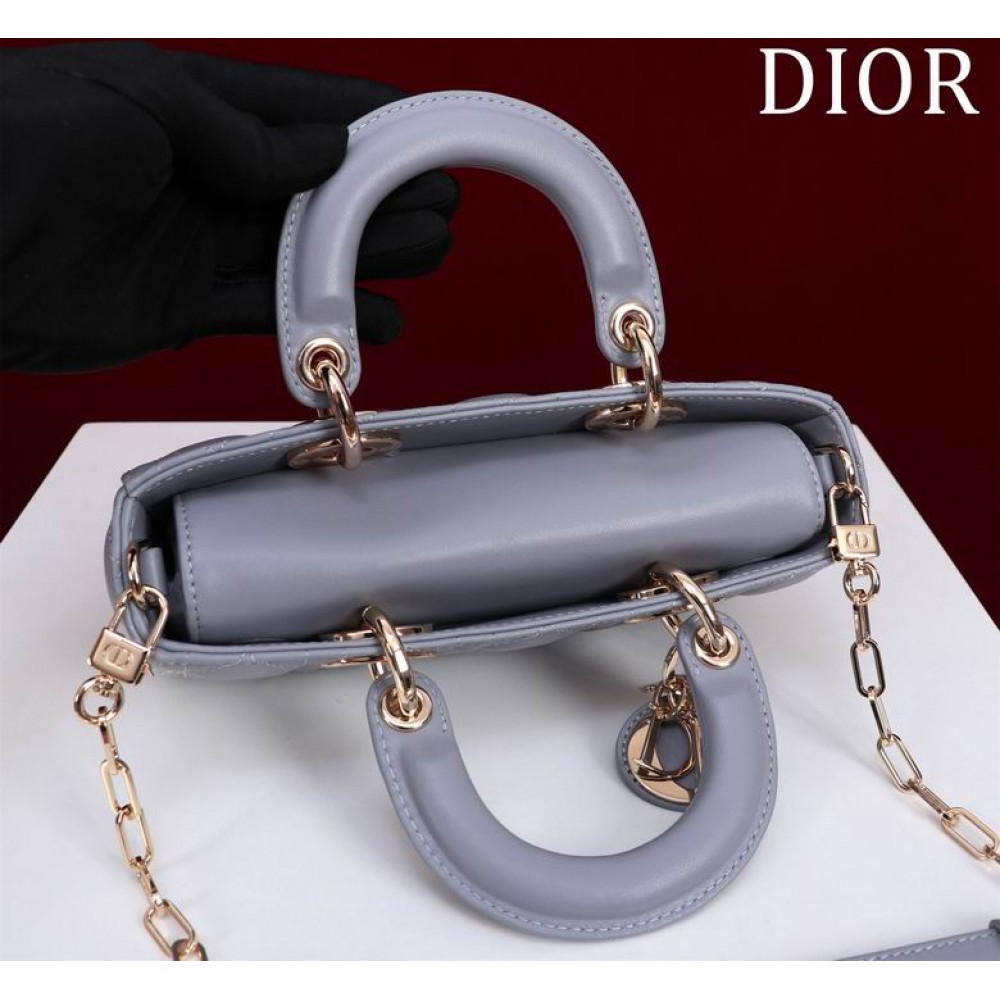 Dior Small Lady D-Joy Bag Cannage Lambskin 22 x 12 x 6 cm Bags