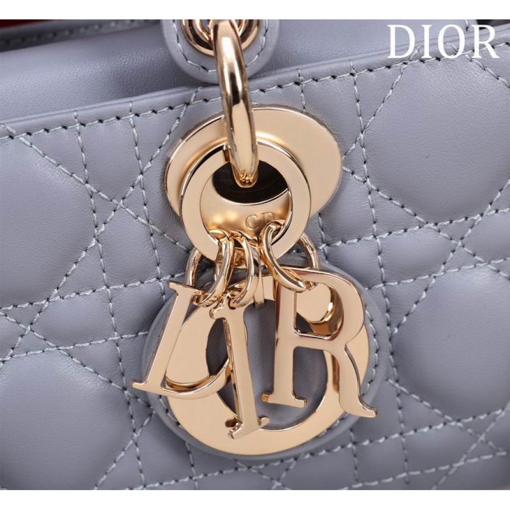 Dior Small Lady D-Joy Bag Cannage Lambskin 22 x 12 x 6 cm Bags