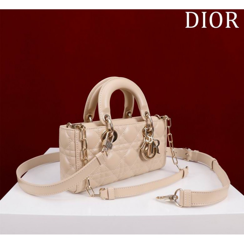 Dior Small Lady D-Joy Bag Cannage Lambskin 22 x 12 x 6 cm Bags