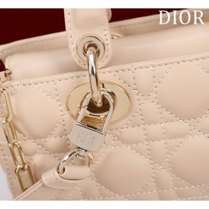 Dior Small Lady D-Joy Bag Cannage Lambskin 22 x 12 x 6 cm Bags