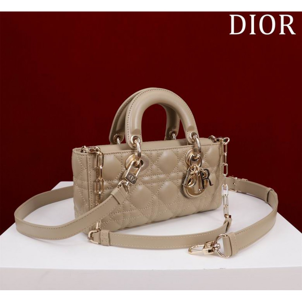 Dior Small Lady D-Joy Bag Cannage Lambskin 22 x 12 x 6 cm Bags